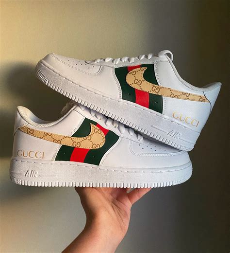 DIY: CUSTOM GUCCI SNEAKERS (NIKE AIR FORCE 1)